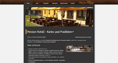 Desktop Screenshot of penzion-rohac.cz